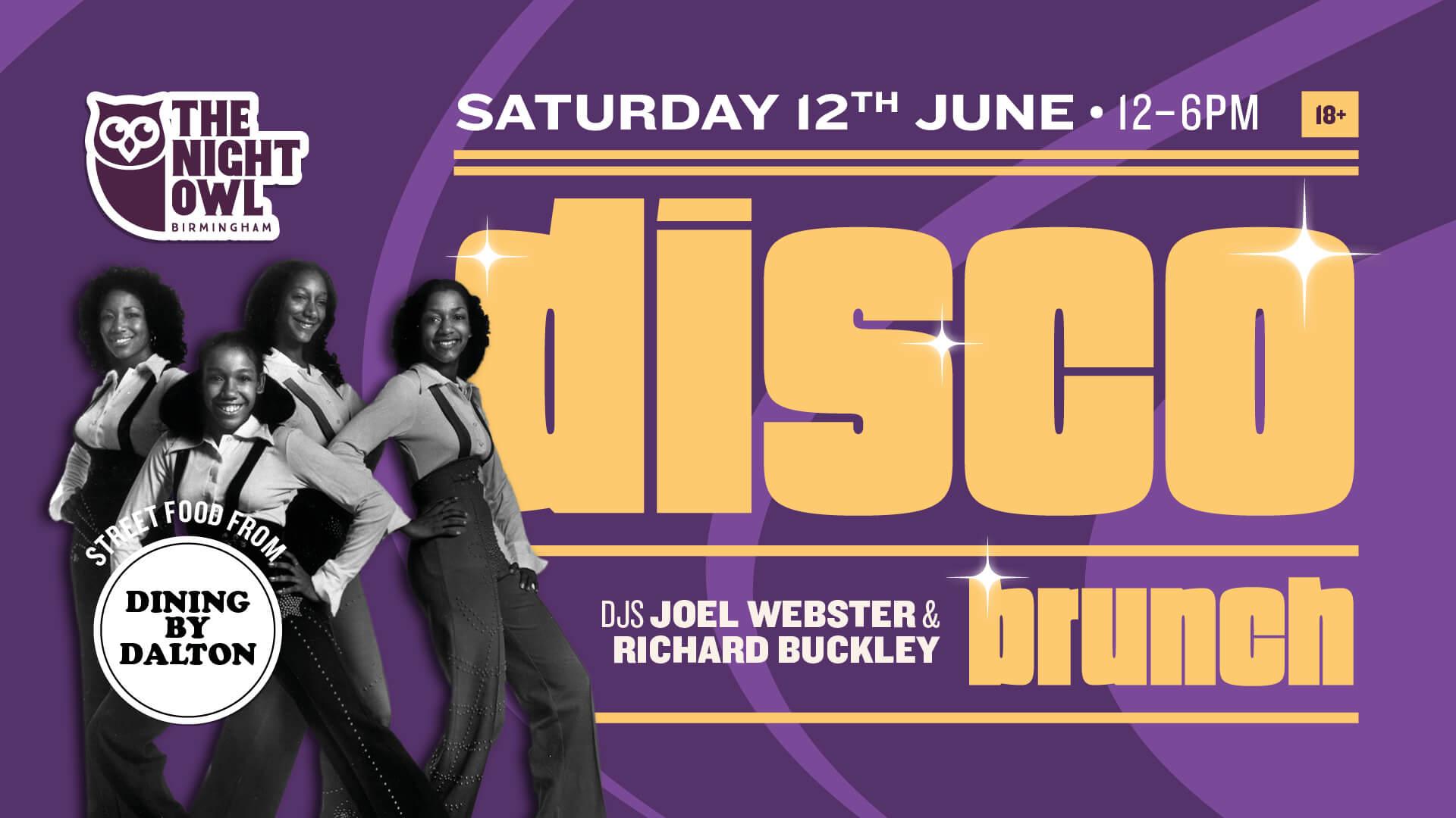 Disco Brunch - The Night Owl - Saturday 12th June